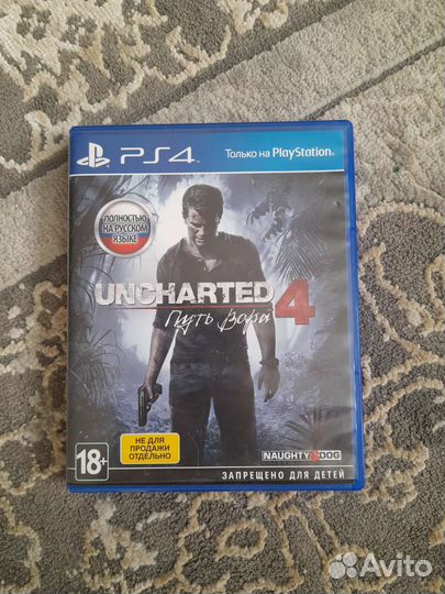 Игра Uncharted 4 для приставки ps4