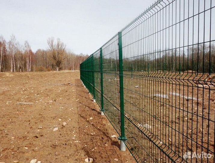 Забор сетка 3D