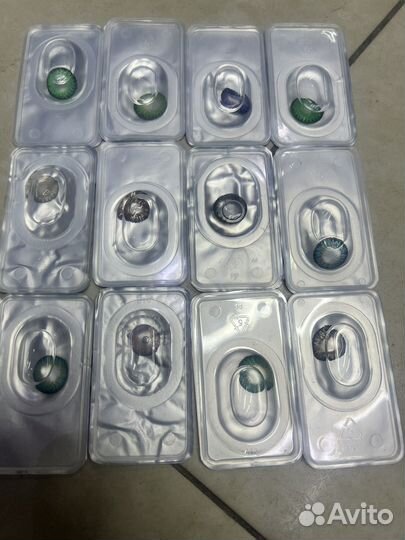 Линзы контактные цветные