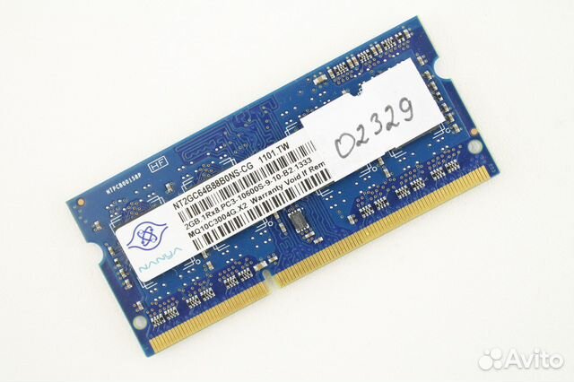 Оперативная память DDR3 2 GB 1333 MHz Nanya