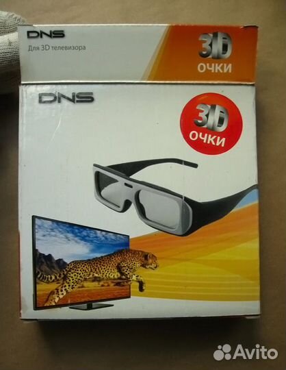 3D очки для тв 4 шт