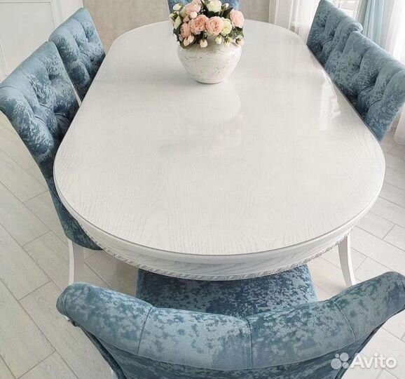 Гибкое стекло Защита для стола Круги Овалы