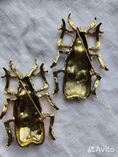 Брошь Король Жук