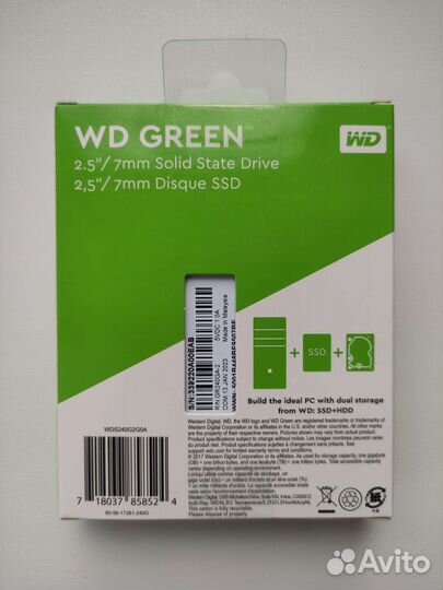 SSD диск WD Green 240 Gb