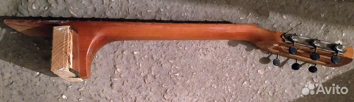 Гриф гитары акустической шестиструнной СССР Дерево