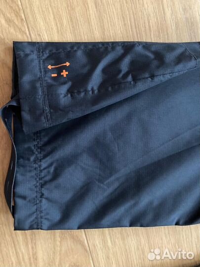 Брюки верхние походные для детей 7–13 лет черные m