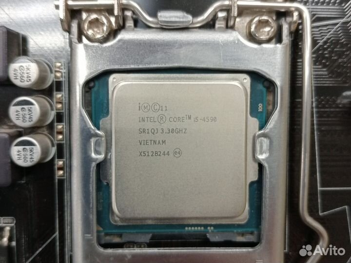 Комплект s1150 Asus H81M-K+Intel core I5-4590