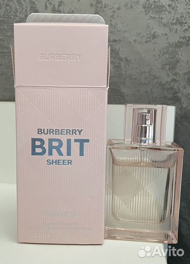 Burberry brit sheer оригинал