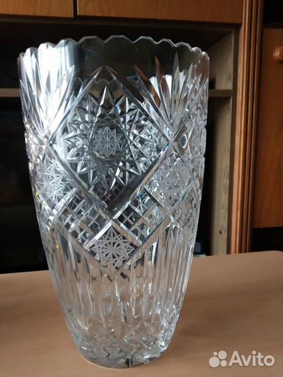 Ваза хрустальная Богемия