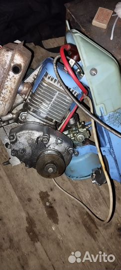 Двигатель от мото -плуга крот