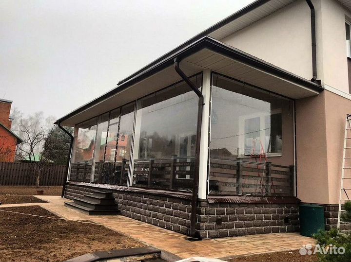 Мягкие и гибкие окна на террасу