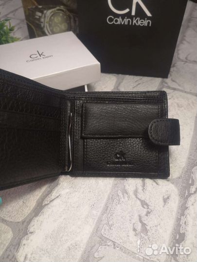 Кошелёк мужской Calvin Klean, кожа