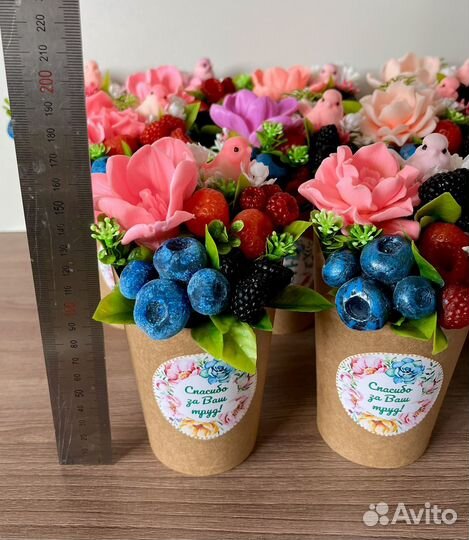 Букеты из мыла педагогу