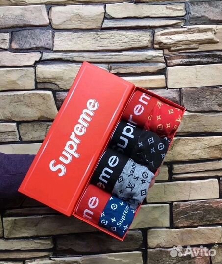 Трусы мужские supreme
