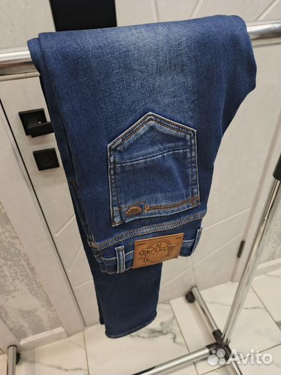 Джинсы утепленные мужские