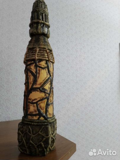 Бутылки для алкоголя оформленные.Панно на стену