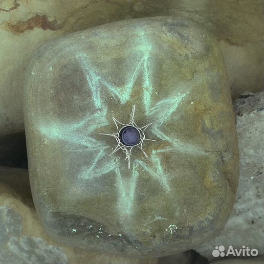 Кулон «stella» с натуральным камнем