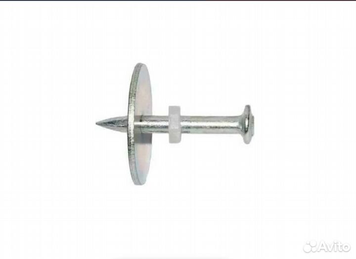 Дюбель гвозди по бетону с шайбой DNW