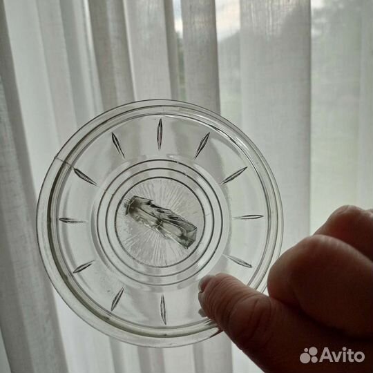 Креманка,винтаж, старинное стекло