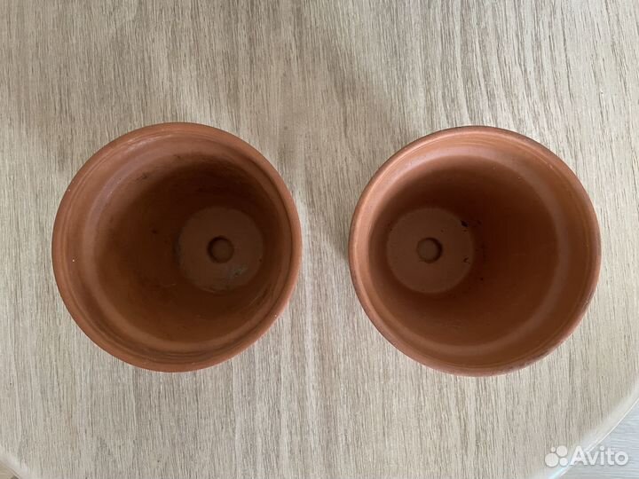 Горшок для цветов глиняный, 15 см, высота 15см