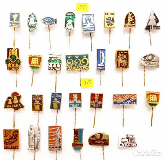 Значки. Литва (10 фото) Литовская сср Вильнюс