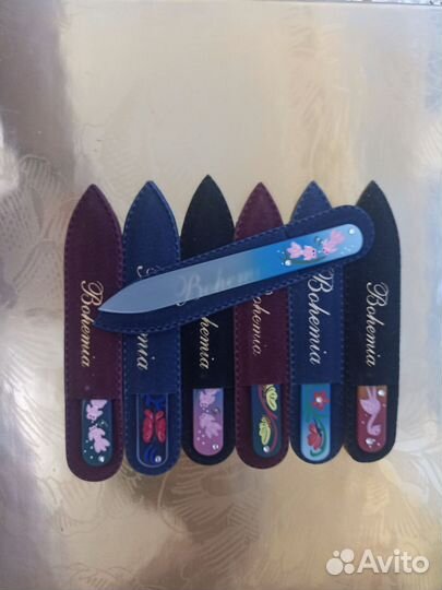 Пилка стеклянная для ногтей.произведено в Чехии