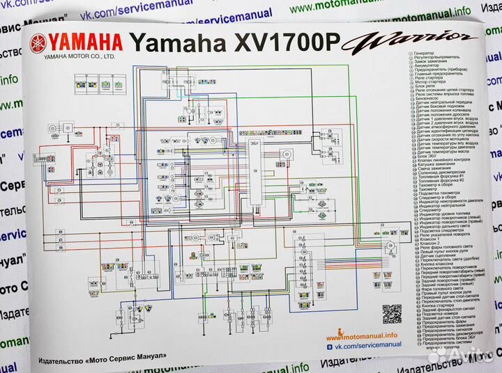 Yamaha XV1700PC Warrior руководство по ремонту