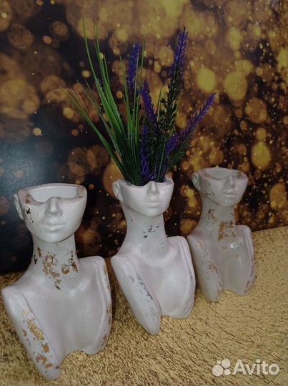 Гипсовые вазы