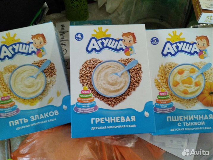 Детское питание овощное пюре, смесь, каши