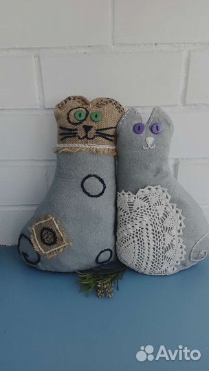 Мягкая игрушка/Интерьерная кукла Кошки