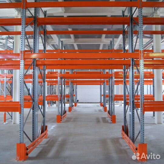 Стеллажи металлические бу для склада