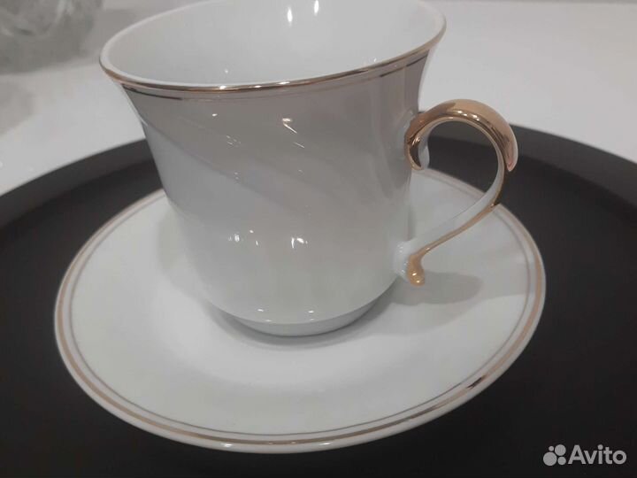 Чашка с блюдцем чайная пара