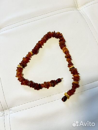 Янтарные бусы натуральные