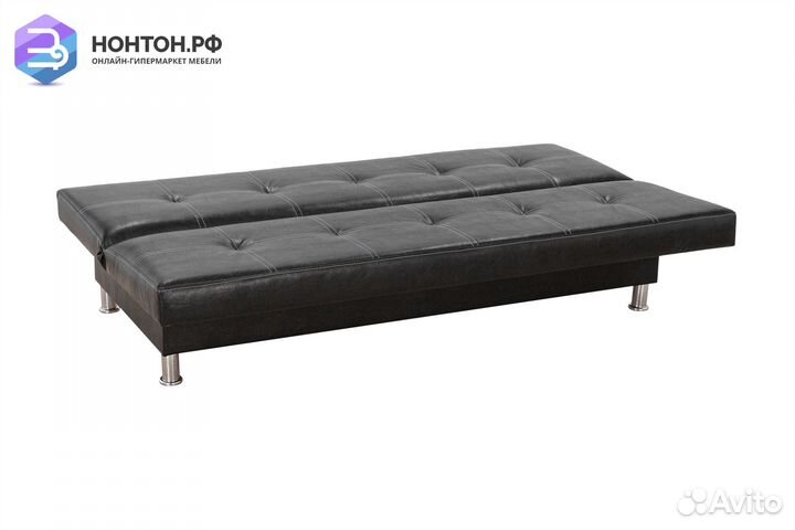 Диван клик-кляк Бомонд черный