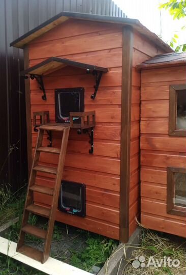 Домик для кошки уличный. Котодом