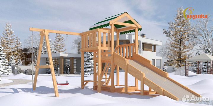 Детский игровой комплекс Савушка для улицы