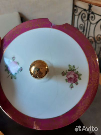 Столовый сервиз гдр роза попредметно