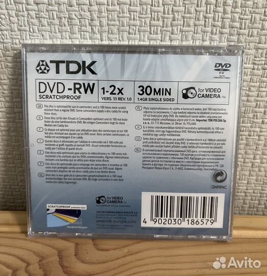 Пустые DVD-RW диски (болванки)