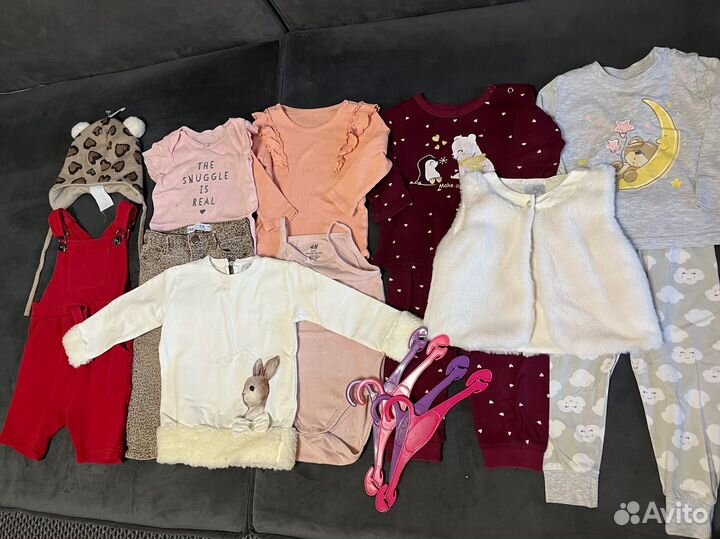 Пакет одежды для девочки 86 92 98