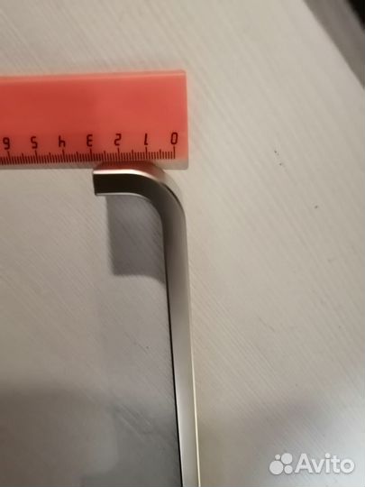 Мебельная ручка матовый хром 20х2.5х2 см