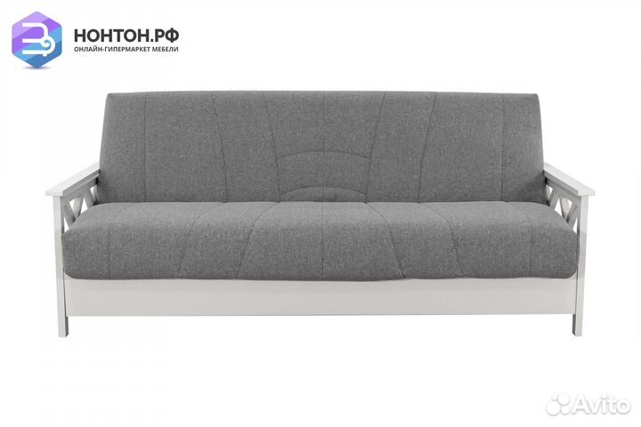 Диван книжка Ручеек Массив серый