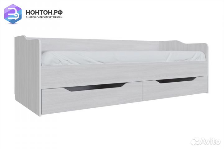 Кровать №1 ясень анкор светлый