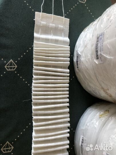 Тесьма для штор 6,5 см 4-х рядная