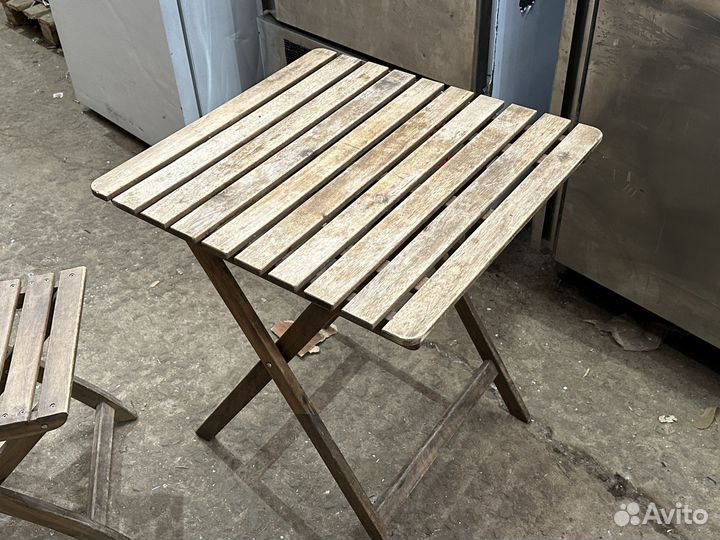 Стол опус 60/60/75 дерево массив раскладной