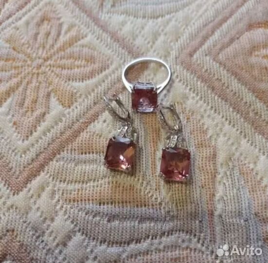 Серьги и кольцо
