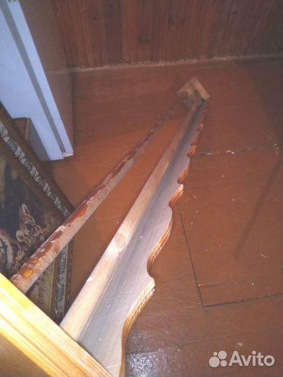 Гардины деревянные для штор б/у