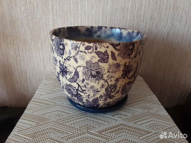 Горшки и кактусницы керамические новые и б/у