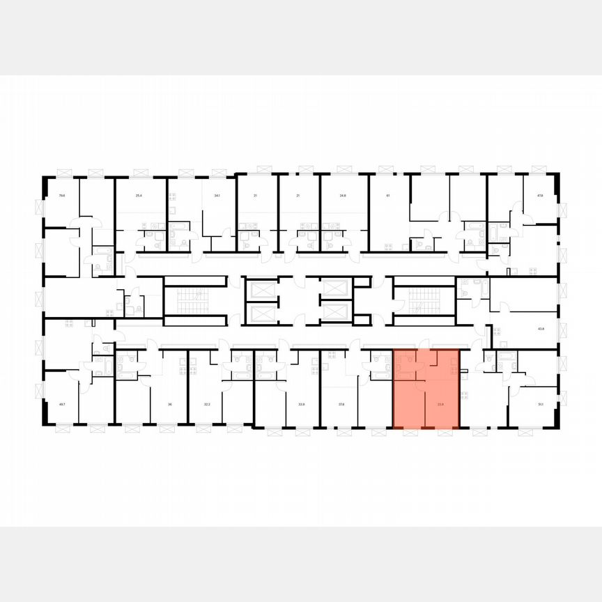1-к. квартира, 33,8 м², 13/24 эт.