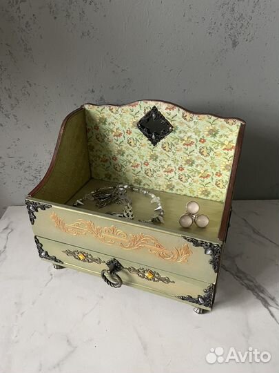 Мини-комодик для хранения мелочей (декупаж)