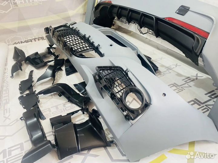 Обвес BMW F30 М пакет рест без омывателей